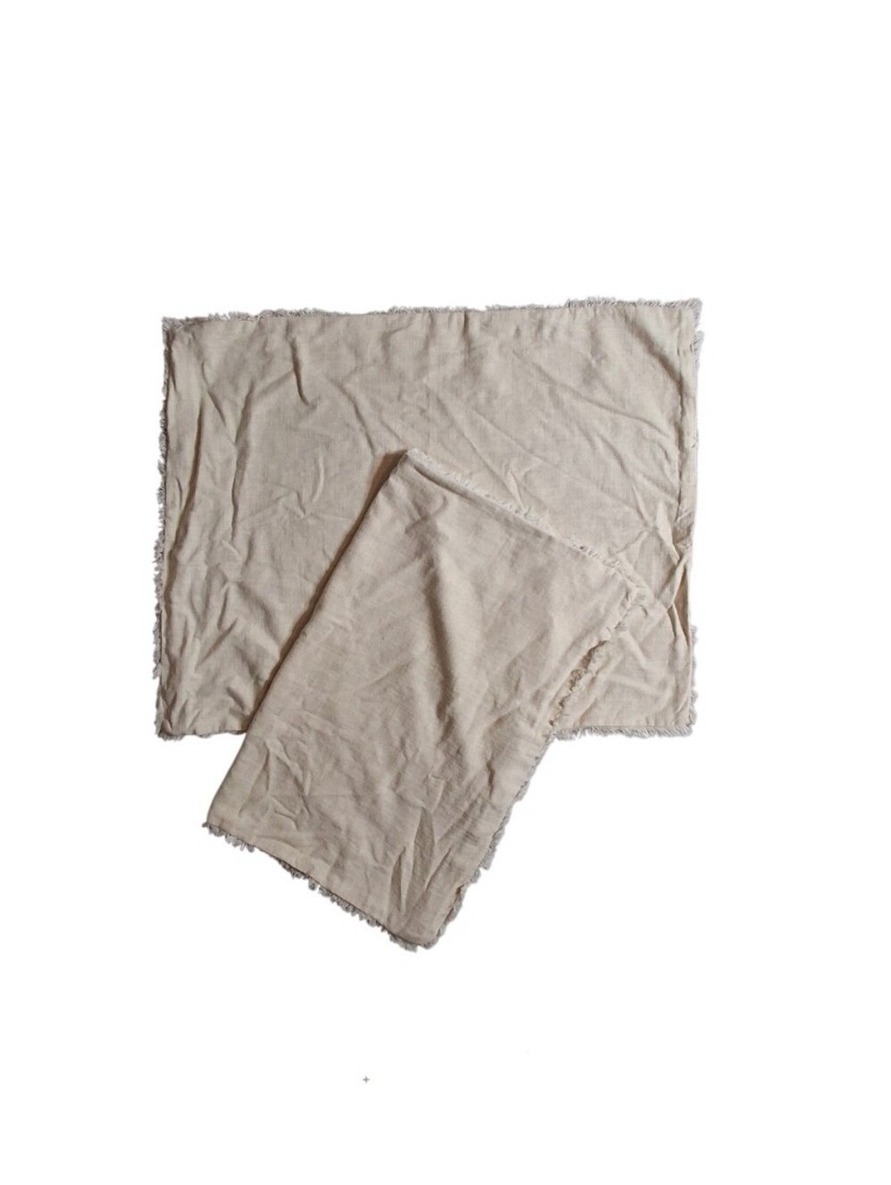 Casaluna Full/Queen Lightweight Natural Beige Linen Blend Set Of 2 Sham Neutral